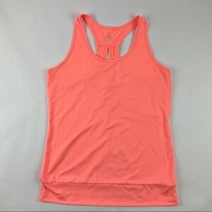 Tek Gear Womens Tank Top Peach Racer Back Medium
